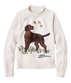 #LLBean: Women's Signature Original Cotton Sweater, Rollneck Novelty Winter Clothes Casual, Cotton Fair Isle Pattern Top For Fall, Vintage Pieces Clothes, L.l. Bean, Rollneck Sweater, Fun Sweater, Novelty Sweater, Designer Sweater, Vintage Ll Bean