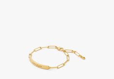 Heart Of Gold Id Bracelet | Kate Spade New York Id Bracelets, Sweet Words, Spade Jewelry, Kate Spade Jewelry, Heart Of Gold, Christmas List, Kate Spade New York, Christmas Ideas, Kate Spade