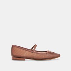 CADEL BALLET FLATS ESPRESSO MESH – Dolce Vita