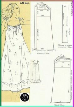 an image of a woman's dress pattern