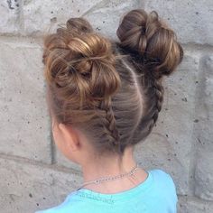 Easy Hairstyles For Kids, Dance Hair, Girl Hair Dos, Braided Hairdo, Cute Braided Hairstyles, Toddler Hairstyles Girl