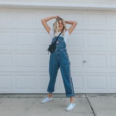 follow @graciyxx for more pins like this ✧ Old School Hip Hop Outfits, Marla Catherine, Vestiti In Jeans, Street Photoshoot, Estilo Hipster, Train Conductor, Overalls Vintage, Photos Inspo, Trendy Swimwear