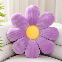 PRICES MAY VARY. 🌼Soft&Comfortable-These flower throw pillows are made of high quality short plush.Constructed from soft fabric, the pillow’s ultra-plush microfiber material is luxurious to the touch. Delicate plush fabric, very realistic and vivid, really novel flower throw pillow. 🌼Great Decoration-These flower floor pillows add a touch of decorative flair to any bedroom.Plush seating for bedrooms, living rooms, dog bed, offices, nursery beds,kid's room.Multi-purpose, can be used as a area r Flower Cushions, Bedroom Sofa Chair, Fluffy Chair, Flower Floor, Daisy Pillows, Plush Flower, Flower Cushion, Pillow Flower, Kids Throw Pillows