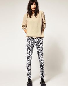 Tripp Nyc Zebra Skinny Pants by Tripp NYC Zebra Pants, Zebra Pant, Rich And Famous, Tripp Nyc, Latest Clothes, Latest Fashion Clothes, Online Shopping Clothes, Online Womens Clothing, New Collection