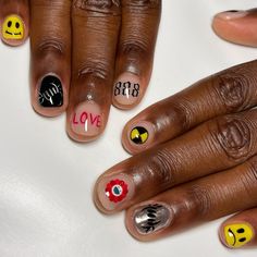 Cool Nail Designs For Men, Men’s Designs Nails, Asap Rocky Nail Art, Masculine Manicure, Manicure Ideas For Men, Men Gel Nails