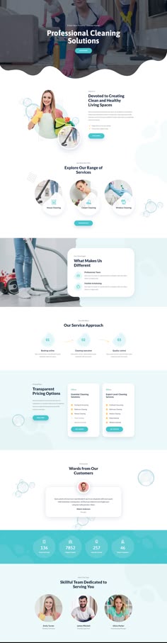 Cleaning Company Landing Page WordPress website design service Cleaning Services Website Design Inspiration, Cleaning Services Website Design, Cleaning Website Design Inspiration, Cleaning Company Website Design, Cleaning Service Website Design, Cleaning Company Website, Our Services Page Design, Figma Projects, Cleaning Website Design