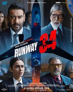 a movie poster for the 64th international film run way, starring actors from india