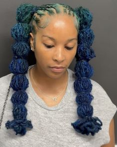 Colors Locs, Aquarius Hair, Locks Styles, Hairstyles Locs, Dyed Locs, Dread Styles, Locs Styles, Loc Inspiration, Loc Hairstyles