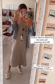 Teacher Outfits Minimalist, Late Summer Teacher Outfits, Teacher Cadet Outfits, October Teacher Outfits, Elemtary Teacher Outfits, Comfy Teacher Outfits Summer, Summer Teaching Outfits, Warm Weather Teacher Outfits, School Secretary Outfits