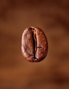 a close up of a coffee bean