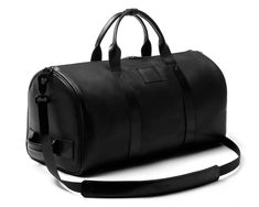 DUFFLE | KILLSPENCER® Modern Leather Trim Duffle Bag For Overnight Trips, Luxury Gym Bag With Luggage Sleeve For Travel, Luxury Gym Bag With Large Capacity, Luxury Travel Gym Bag With Luggage Sleeve, Luxury Large Capacity Gym Bag For Travel, Luxury Everyday Gym Bag, Modern Travel Bag With Dust Bag, Modern Travel Bag With Dust Bag Included, Luxury Rectangular Gym Bag For Everyday Use