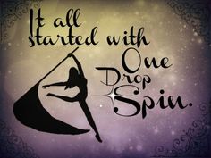 the silhouette of a woman holding a wand in her hand with an inscription above it that reads, it all started with one drop spa