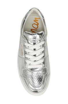 Refresh your sneaker game with this crisp throwback sneaker featuring a springy, lightweight cupsole and hoops-inspired perforations on the toe. Synthetic upper, lining and sole Imported Top Sneakers Women, Sneaker Games, Sam Edelman, Low Top, Nordstrom Rack, Top Sneakers, Nordstrom, Size 7, Size 10