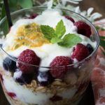 Breakfast Parfait, Creamy Yogurt, Parfait Breakfast, Crunchy Granola, Homemade Muesli, Toasted Almonds, Fresh Berries, Fruit Salad, Fresh Fruit