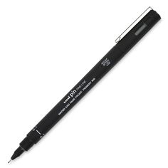 a pen that is sitting on top of a white surface and has writing on it