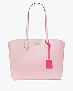 Suite Large Work Tote | Kate Spade New York Kate Spade Pink Bag, Kate Spade Bag Pink, Kate Spade Totes, Pink Tote Bags, Kate Spade Tote Bag, College Bags, Work Tote, Leather Laptop, In My Bag