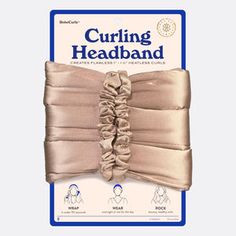 Curling Headband, Heatless Curling Rod Headband, Curling Rod Headband, Curls Without Heat, Heatless Curling Rod, Curling Rods, Heatless Curling, Hair Without Heat, Heatless Hair