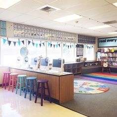 the children's library is clean and ready to be used for schoolchilds