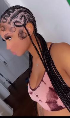 pins• thepinqueenKi👸🏽 Baddie Feed In Braids, Knee Length Feed In Braids, Zig Zag Hairstyles For Black Women, Baddie Cornrow Hairstyles, Cute Stitch Braids For Black Women, Feedins Braids Designs, 8-10 Stitch Braids, Feedin Hairstyles Black Women, Stitch Back Braids