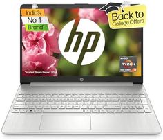 the hp laptop is open and ready to be used by students in college or high school