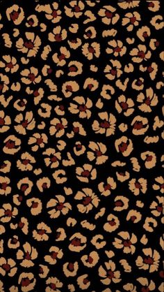 an animal print pattern on black background