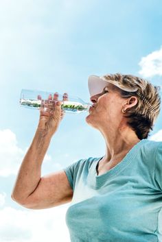 Senior woman drinking water after an exercise | premium image by rawpixel.com / Jira Water Person, Symptoms Of Dehydration, Yin Yoga Class, Different Types Of Yoga, Bone Loss, Senior Health, Bones And Muscles, Types Of Yoga