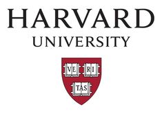 harvard university logo on a white background