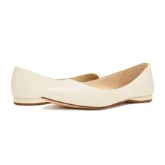 Classic Wardrobe, White Flats, Nine West, Product Reviews, Almond, Things To Wear, Slip On, Cream, Free Shipping