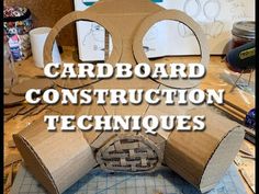 the cardboard construction technique is made to look like a robot