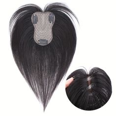 Gratis verzending, snellere after-sales dienst van Temu. Car Shade, Natural Human Hair, Gray Coverage, Hair Toppers, Cover Gray, Wig Accessories, Leather Material, Elegant Woman, Tao