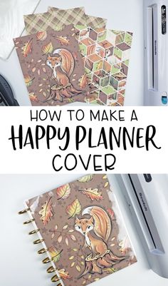 an image of how to make a happy planner cover