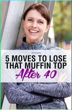 Tighten and tone your tummy muscles while simultaneously melting excess belly fat with these 5 Moves To Lose That Muffin Top After 40. #workout #fitness #exercise Buff Muff Exercises, Core Routines, 40 Workout, Fitness Memes, Muscle Abdominal, Visceral Fat, Core Exercises, Fitness Gear, Fat Loss Diet