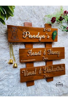 Door name plate, designer name plates, home decor, wall decor, entrance decor, name plates for home. Nameplate Designs For Home, Name Plates For Home Modern Design, Wooden Name Plates For Home, Name Plate For Home Modern, House Name Plates, House Name Plate, Acrylic Name Plate