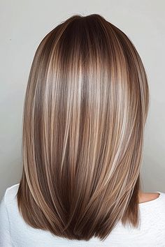 Biolage Highlights, Baby Lights Hair, Balayage Long Bob, Feminine Haircuts, Hair Ext, Fall Blonde Hair, Medium Hair Styles For Women, Honey Brown Hair