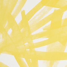 an abstract painting with yellow and white colors