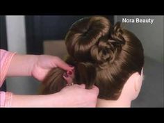 YouTube Donut Hairstyle, Hair Stail, Childrens Hairstyles, Fishtail Hairstyles, Hairstyle Youtube, Lustrous Hair, Tv Youtube