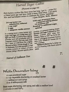 an old recipe book with instructions on how to use it