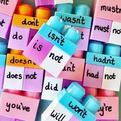 colorful sticky notes with words that say don't, don't and do not