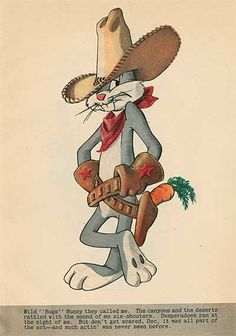 a drawing of a rabbit wearing a sombrero and holding a baseball glove