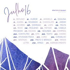 an event poster with the names of all the bands in purple and blue colors on it