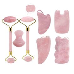 Material: JadeItem Type: Massage & RelaxationModel Number: skin care rollerApplication: FaceSize: MediumColor: Gouache Scraper Rose quartz/Green jadeFunction 1: rose quartz massage rollerFunction 2: lifting massageFunction 3: jade crystal rollerFunction 4: jade roller facial massagerFunction 5: Rose quartz jade rollerFunction 6: Real jade facial roller Rose Quartz Roller, Face Massager Tool, Quartz Roller, Facial Massage Roller, Gua Sha Tools, Jade Crystal, Face Roller, Jade Roller, 1 Rose