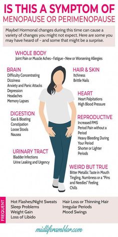 Most symptoms of menopause can be traced to one of four root causes. If you know which of these is causing your issue, you can take measures to alleviate your