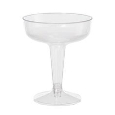 a clear wine glass on a white background