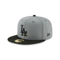 Los Angeles Dodgers Storm Gray Basic 59FIFTY Fitted Hat Chicago Cubs World Series, Dodgers Logo, Sports Meet, New Era Fitted, New Era Cap, New Era 59fifty, Oakland Athletics, Fitted Caps, Philadelphia Phillies