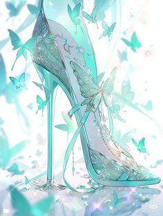 Mystic Messenger Game, Wing Jewelry, Girly Dresses, Shoe Art, Fashion Heels, Fantasy Clothing, Pretty And Cute, Art Clothes