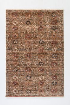 an area rug with many different colors and patterns