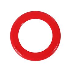 a red circle on a white background with no image to describe, it is an object that appears to be in motion