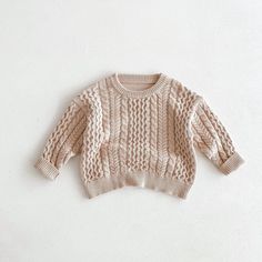 Cute Beige Soft Knit Sweater, Cute Warm Cotton Sweater, Soft Cotton Sweater For Fall, Fall Cotton Sweater With Soft Texture, Cotton Cable Knit Long Sleeve Sweater, Soft Texture Cotton Sweater For Fall, Cozy Long Sleeve Beige Polo Sweater, Snug Soft Knit Sweater For Spring, Soft Knit Sweater For Fall