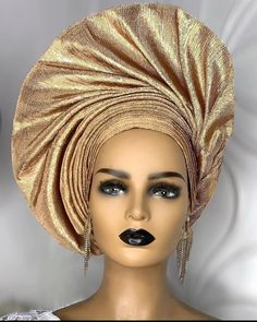 Autogele (PreTied Gele) Fila (Male Cap) Ipele (Shoulder Sash) Comes in different colors Nigerian Dress, African Head Wraps, Hair Bonnet, Head Gear, Aso Ebi, Dress Inspo, Turbans, Hair Accessories Headbands, African Clothing