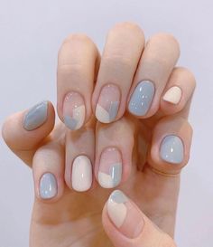 Subtle Nail Art, Kutek Disney, Minimal Nails Art, Asian Nails, Subtle Nails, Short Nail, Cute Gel Nails